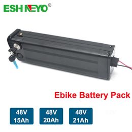 Replacement Battery Pack Sliver Fish 48V 13AH 15AH 20AH Lithium ion Batteria For Electric City Bicycle Akku Shengmilo MX20 Plus