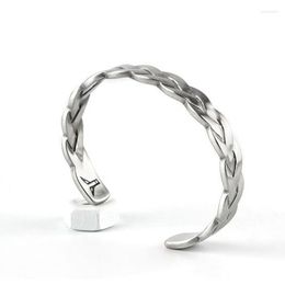 Bangle Latest Retro Creative Design Cross Braided Bracelet Men Trend Simple Party Jewelry Gifts