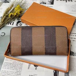 Women purse with box designer Fashion Leather All-match ladies single zipper Classic purses leather wallets Womens wallet278h