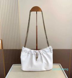 NEW Chain Designer Bag Leather Shoulder Bags Y-Letter Print Cloud Bag Women Luxurys Handbag 2323 Vintage Crossbody Bags Purse 230105