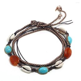 Choker Fashion Handmade Rope Chain Natural SeaShell Necklace Collar Women Summer Beach Jewelry