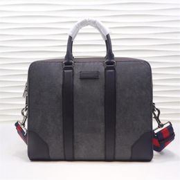Top Quality 474135 Classic Real Leathe Briefcases Fashion Business trip Document Outdoor Men Messenger bag handbag245o