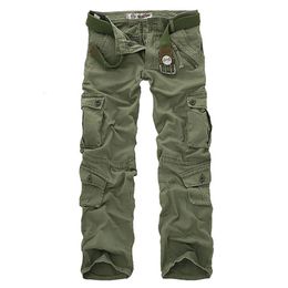 Calças masculinas 2023 calças cargo camufladas militares para homem 7 cores 230221