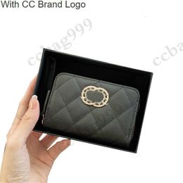 CC Coin Purses Womens Super Mini Cowhide Coins Purse Diamond Metal Hardware Quilted Calfskin Wallets Designer Bags Luxuries Handbags Matelasse Multi Pocket Card