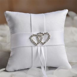 Wedding & Party Supplies Disc embroidered square diamond bridal ring pillow wedding supplies in Europe and America