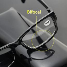 Sunglasses Bifocal Reading Glasses Men Women Plastic Presbyopic Lightweight Mini Black Drop Progressive Multifocal 2023