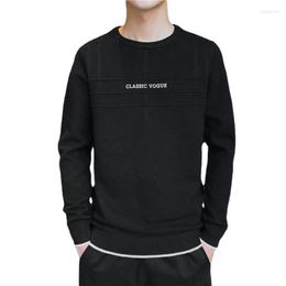 Men's Sweaters 2023 Winter Men's Knitted Sweater Casual Slim Fit Crew Neck Pullover Youth Comfortable Men Clothing