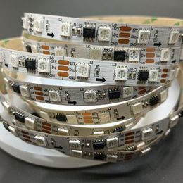 Strips LED Pixel Strip Light Rgb Full Colour Ribbon Flexible Addressable Digital Tape 1 Ic Control 3LED StripsLED