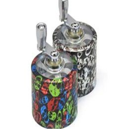 New Aluminium alloy four layer hand operated cigarette smoker 50mm applique metal smoke grinder