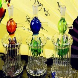 Small ball shaped water bottle Wholesale Glass bongs Oil Burner Glass Water Pipes Oil Rigs Smoking Oil.