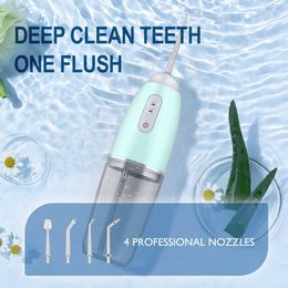 Portable Water Dental Floss Household Tooth Washer Oral Cavity Cleaning Removing Calculus Tooth Cleaner Electric Tooth Flushing 230202