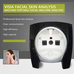 Most selling 3D Skin Diagnosis System dermatoscope 8 spectrum Uv Light skin scanner analyzer skin analyzer visia machine