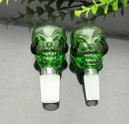 Coloured Alien Glass Bubble Head Cigarette Accessories Wholesale Bongs Oil Burner Pipes Water Pipes Glass Pipe Oil Rigs Smoking Fre