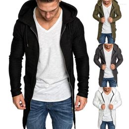 Men's Jackets Men Jacket Great Outwear Breathable Spring Coat Long For Work