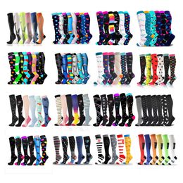 5PC Socks Hosiery Dropshipping Compression Stockings Multi Pairs Unisex Varicose Veins Socks For Men Women Helps With TiredPainful LegsEdema Z0221