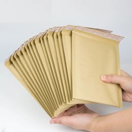 Packaging Bags Natural Kraft Paper Bubble Envelopes Padded Shipping Mailing Bag Tear Resistant Packaging