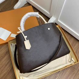Качественная качественная дизайнерская сумка на плечах роскоши сумочка 29 см. Подличная кожаная сумка с высокой имитационной сумкой для покупок с коробкой Zl141