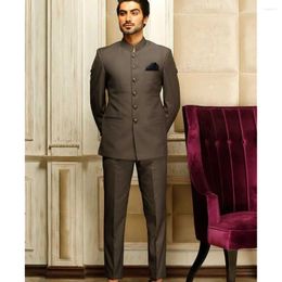 Men's Suits Wedding Men 2023 Brown Men'S Tuxedo Jackets For Pants Male Groom Suit Tailcoat Complete Elegant Dress Man