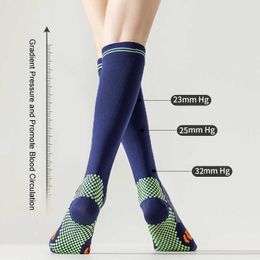 5PC Socks Hosiery 2022 New Compression Socks Medical Blood Circulation For Pregnant Women Men Varicose Veins Stockings Nursing xxl Plus Size Z0221