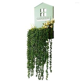 Decorative Flowers 72CM Simulation Succulents Nature Artificial Plant String Fake Wall Hanging Home Decor Lifelike El Party Supplies Office