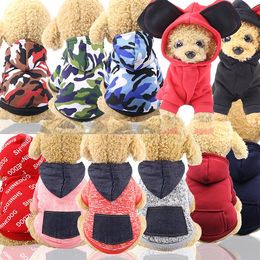 dog apparel Autumn winter sweater cowboy pocket two legged clothes sports style pet clothes dog cat clotheses pets products