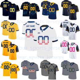 College Football jerseys Victor Wikstrom Beaver Biggs Connolly Frazier Gmiter Hamilton Hubbard Katarincic Livingston ''West''Virginia''Mountaineers''