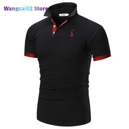 Men's T-Shirts New Summer T-shirt Paul Men Short Sleeve Shirt Fashion Lapel T-Shirt 022223H