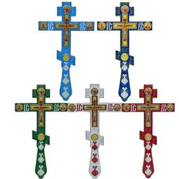 Party Decoration Holy Cross Jesus Crucifix Orthodox Church Christian Decor Russian Supplies 230221