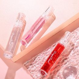 Lip Gloss Mirror Water Glaze Transparent Glass Oil Waterproof Liquid Lipstick Lipgloss Lips Cosmetics 6 Colors Make Up