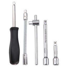 Hand Tools 1Pcs 1/4 Inch Interface Wrench Socket Adapter 6.35mm Multi-function Connecting Rod Screwdriver Tool Parts