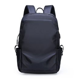 Backpack Nylon USB Charging Laptop Bag Men Waterproof Travel For Male Notebook Business Teenage Boys School Bagpack