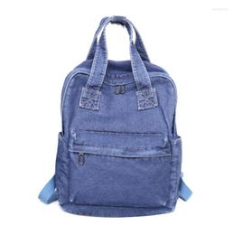 School Bags Fashion Women Backpack For Teenagers Girls Stylish Bag Ladies Canvas Fabric Female Bookbag