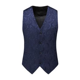 Men's Vests M5XL Plus Size For Men Stretwear Slim Fit Mens Wedding Suit Vest Casual Sleeveless Formal Business Male Waistcoat XXXXXL 230222