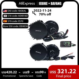 Bafang Kit 1000W 750W 500W 350W 250W 52V 48V 36V Mid Drive Motor BBSHD BBS03 BBS02 BBS01 Electric Bike Conversion Kit