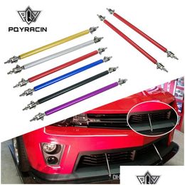 Engine Mounts Pqy Universal Adjustable 20Cm Front Bumper Lip Splitter Rod Strut Tie Bar Support Pqyqt59 Drop Delivery Automobiles M Dhwpk