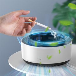 Lint Removers 1PCS Air Purifier Ashtray for Filtering SecondHand Smoke From Remove Odour Smoking Home Office Ashtrays 230221