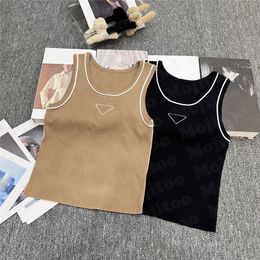 Lettre brodée t-shirts femmes sport gilet hauts été Yoga t-shirts mode sans manches réservoirs pour les filles