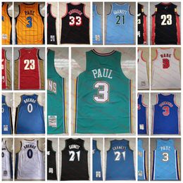 Basketball Jerseys Retro Mitchell and Ness Basketball Jerseys Petrovic 3 Alex 23 James Wade 3 Dwyane Mourning 33 Alonzo Garnett 21 Kevin Paul 0 Gilbert 3 Chris Ar