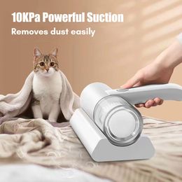 Other Appliances Handheld Wireless Vacuum Cleaner UV Rechargeable Builtin Battery 10KPa Cleaning Bed Pillows Clothes Sofa Carpet 230222