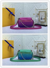 Designer Luxury Mini Soft Tomini Shoulder Lyon Pink M81219 M44480 Trunk Shoulder Bag