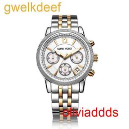 Moda de alta qualidade Iced Out Watchesmens pulse de luxo Round Cut Lab GR DDGU 87872