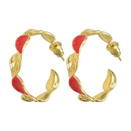 Hoop Earrings & Huggie C Shape For Women Luxury Quality Korean Fashion Christmas Gift Female Jewellery Accessories