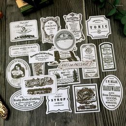 Gift Wrap KLJUYP 20pcs Vintage Decoration Paper Stickers For Scrapbooking Happy Planner/Card Making/Journaling Project