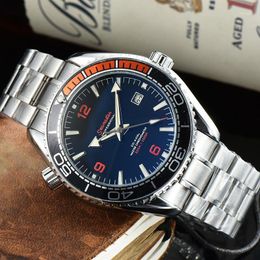 Wristwatches Men Automatic Self Wind Mechanical Canvas Rubber Strap Orange Blue Red Rotatable Bezel Classic Watch