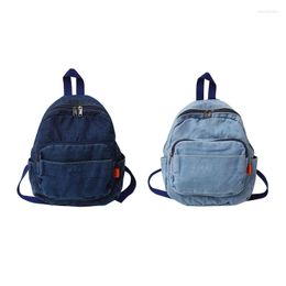 School Bags Denim Women Backpack High Capacity For Teenager Girls Female Fashion Rucksack Cute Travel Bag Book Handbags