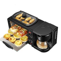 3 in 1 Breakfast Makers 3 1 Mache Multifunction Electric Oven Egg Tart Bakg Bread Mache Mi Small 230222