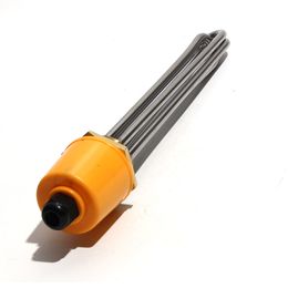 DN40 Immersion Water Heater Heating Tube 1.5" Thread 220V/380V Power 3KW/4.5KW/6KW/9KW/12KW 304SS for Tank