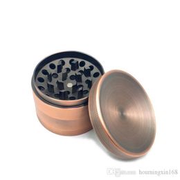 Customization of Classical 63mm Bronze Concave Smoke Grinder Zinc Alloy Four-Layer Smoke Crusher Metal Smoke Tool Manufacturer