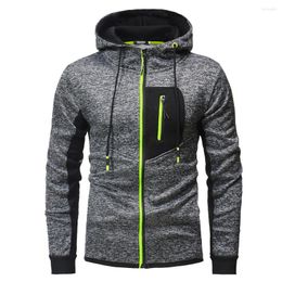 Men's Hoodies Ash Men Sports Casual Wear Zipper 2023 Fashion Tide Jacquard Fleece Jacket Fall Sweatshirts Autumn Winter Coat