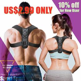 Accessories Adjustable Clavicle Posture Corrector Men Women Upper Back Brace Shoulder Lumbar Support Belt Corset Correction